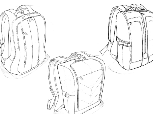 534x400 Backpack Concept Sketches Soft Goods Popular News
