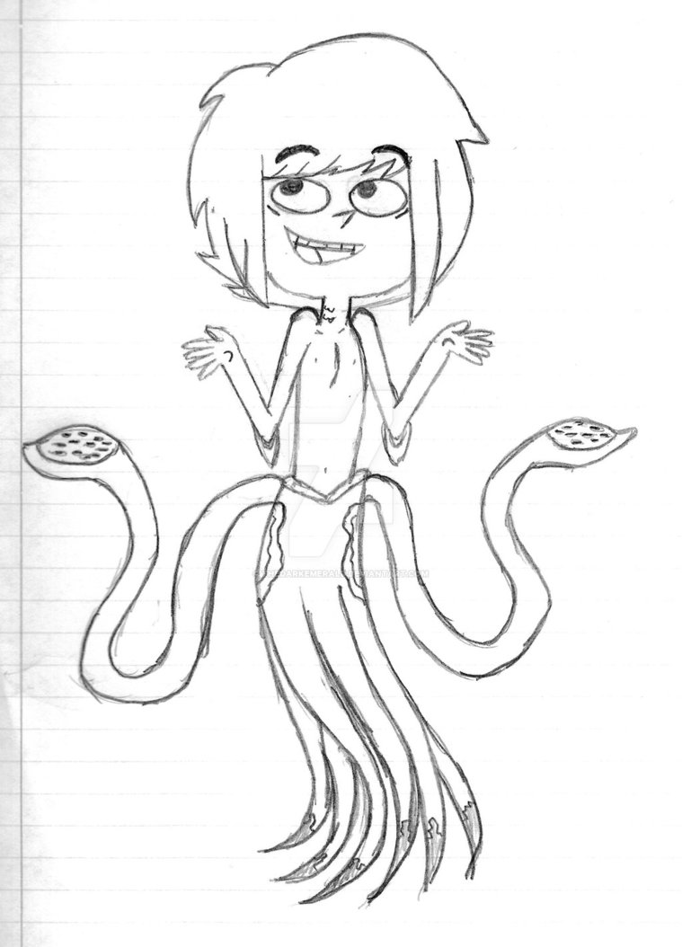 759x1054 Grojband Mermaid Au Marvin Backs By Thedarkemerald