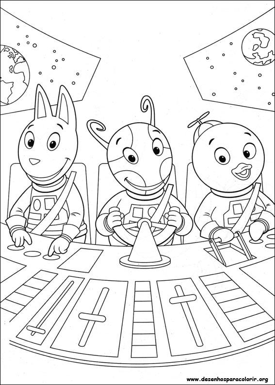 567x794 Drawings To Paint Amp Colour Backyardigans