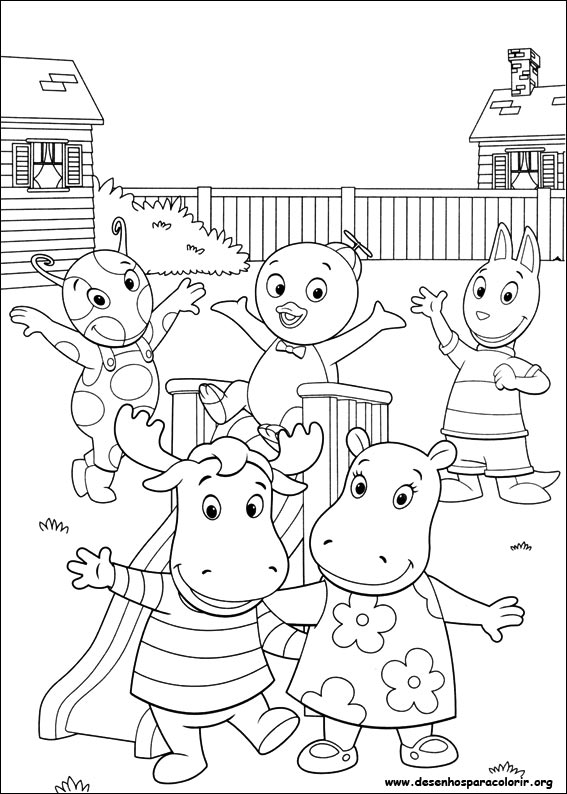 567x794 Drawings To Paint Amp Colour Backyardigans