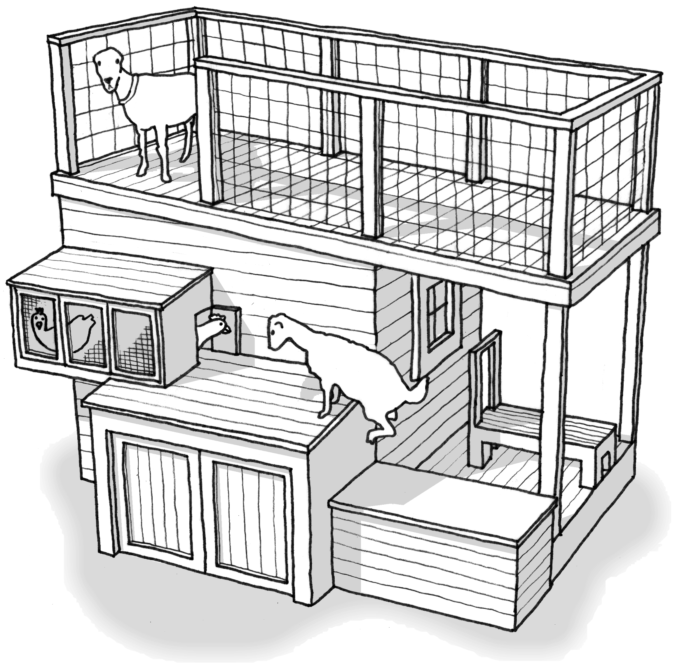 2313x2301 Goat Justice League The Shed