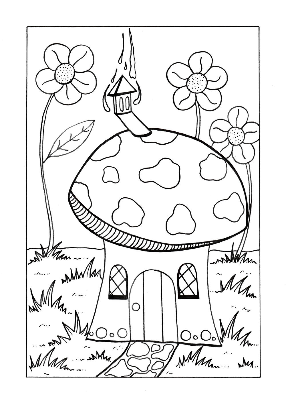 1000x1421 Who Lives Here Coloring Page Backyard And Printable Crafts