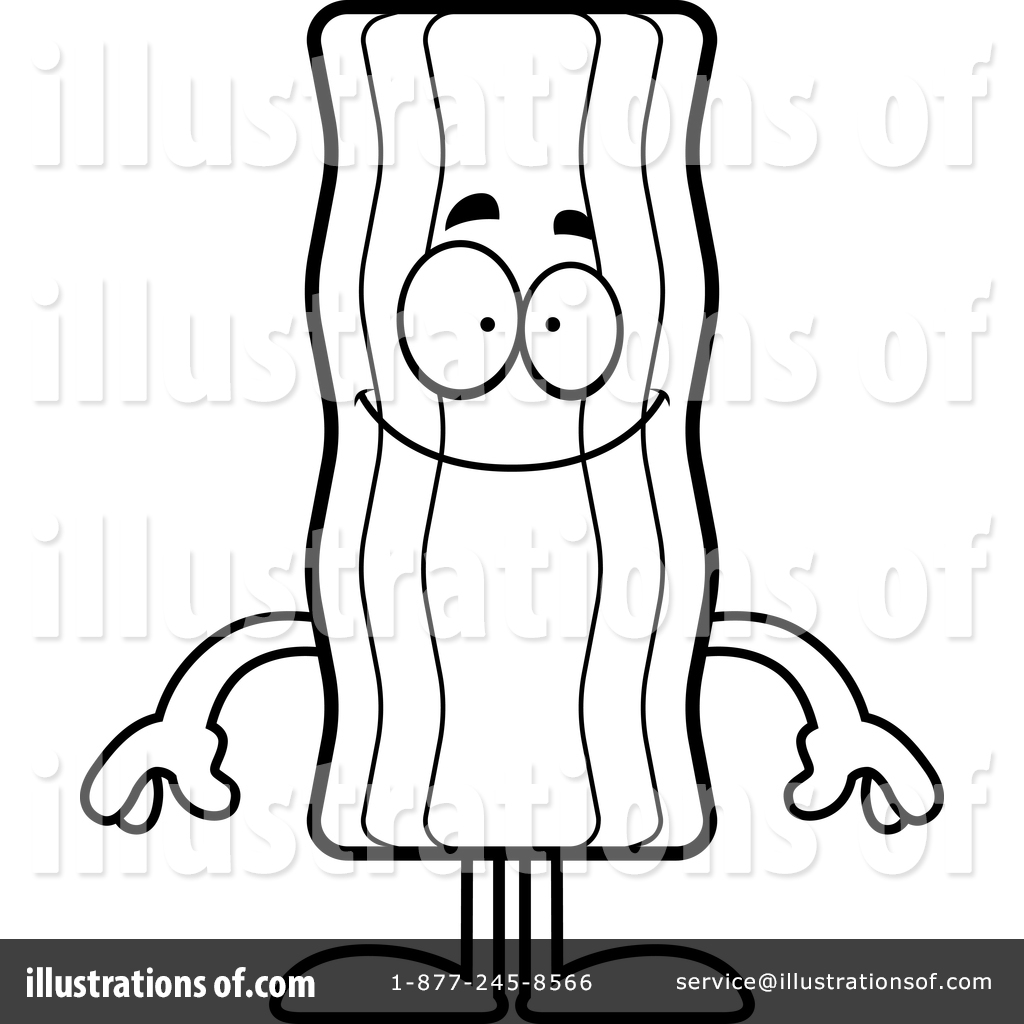 1024x1024 Bacon Mascot Clipart