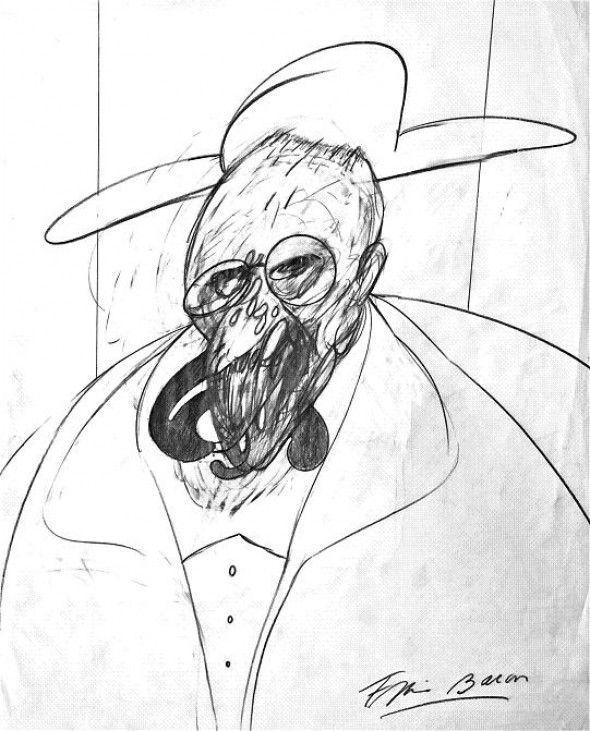 590x731 Drawings Attributed To Francis Bacon @ Werkstattgalerie In Berlin