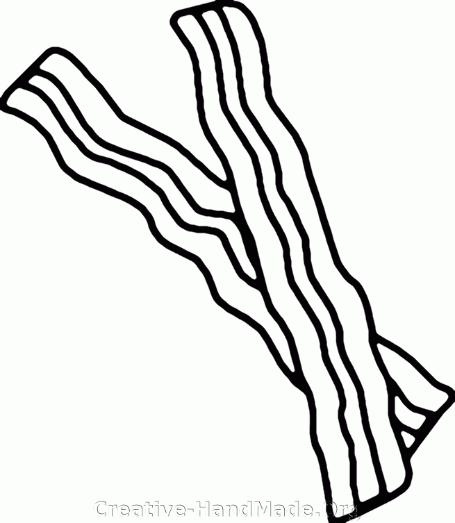 655x753 Bacon Coloring Pages