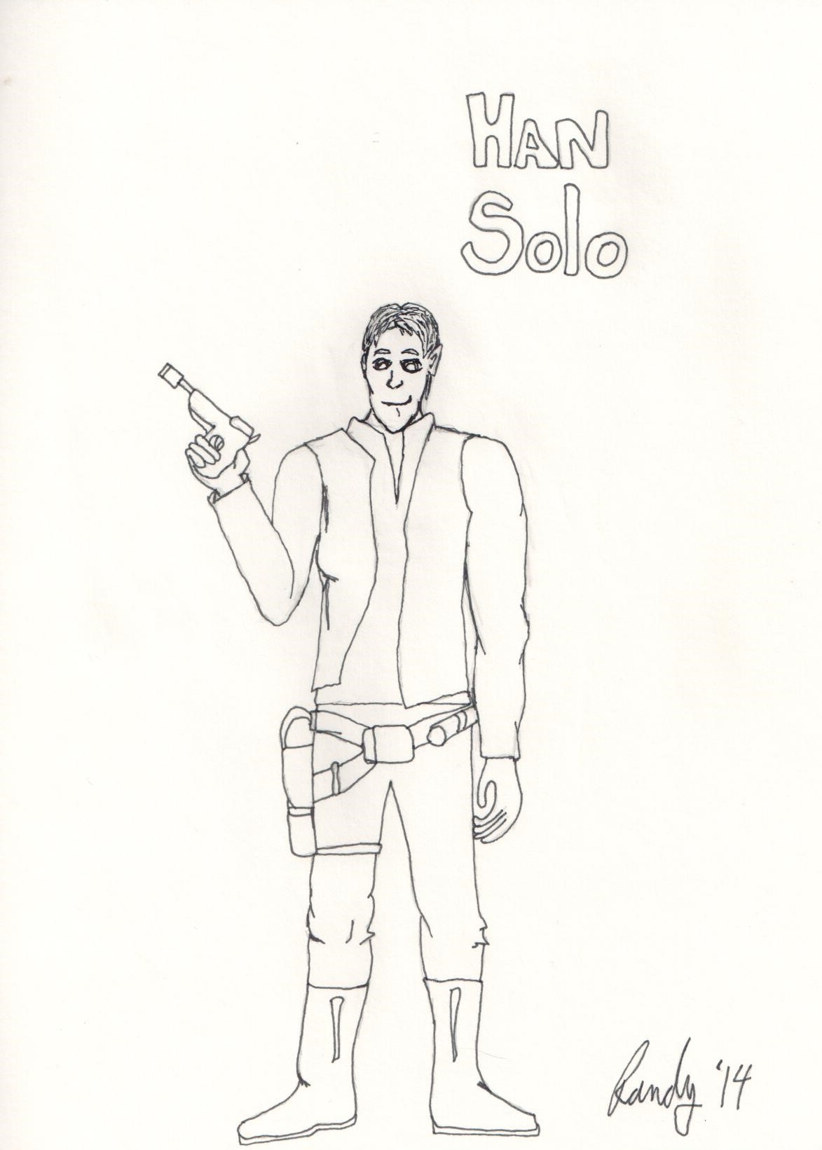 1173x1642 Really He Shot First, You Know It! My Nerdy Comic Drawings