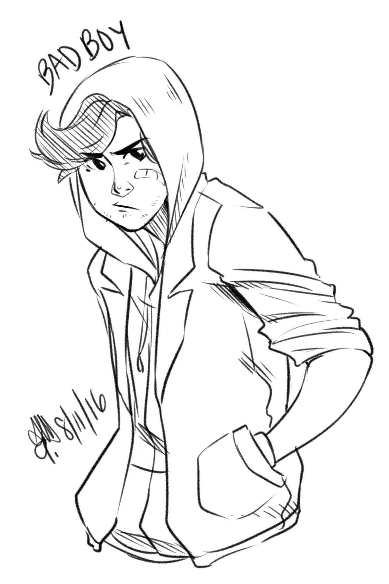 1277x1920 Your Head Will Roll Atomicmangos First Time Drawing Bad Boy