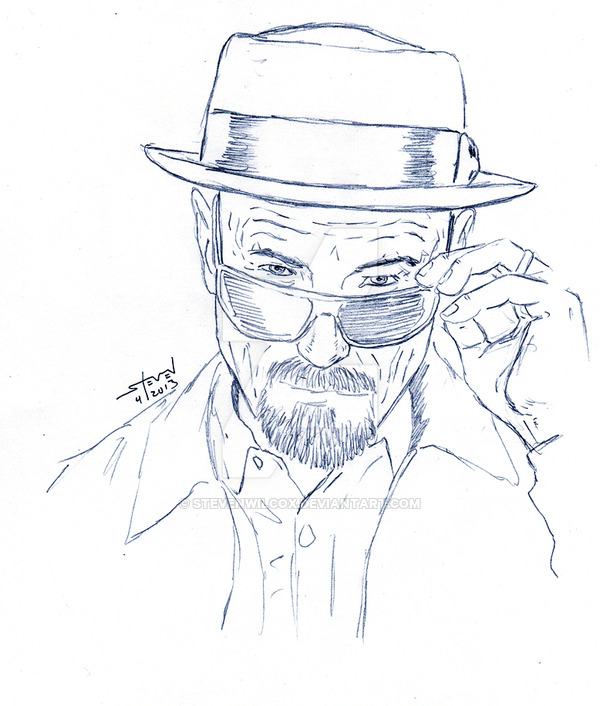 600x706 Breaking Bad Heisenberg By Stevenwilcox