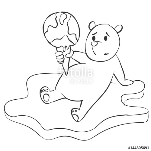 500x500 Earth Melts Bad Environment Hand Draw Stock Image And Royalty