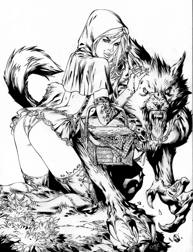 783x1020 Big Bad Wolf (Ink Of Ebas' Pencils) By Chachava