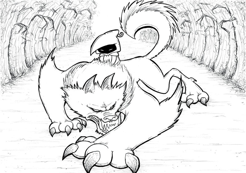 799x562 Red Riding Hood And The Big Bad Wolf By Henderzon