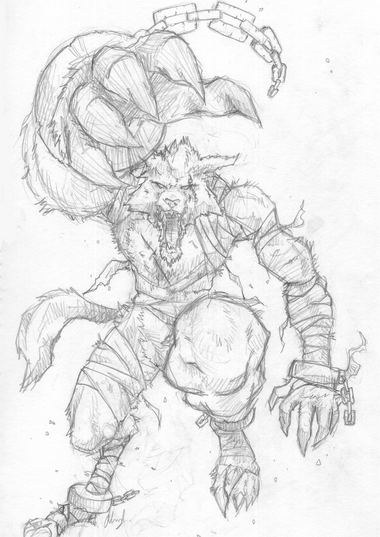 1240x1754 The Big Bad Wolf By Moefoe