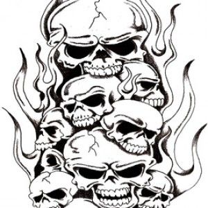 300x300 44 Best Skulls Images On Drawings, Coloring Books