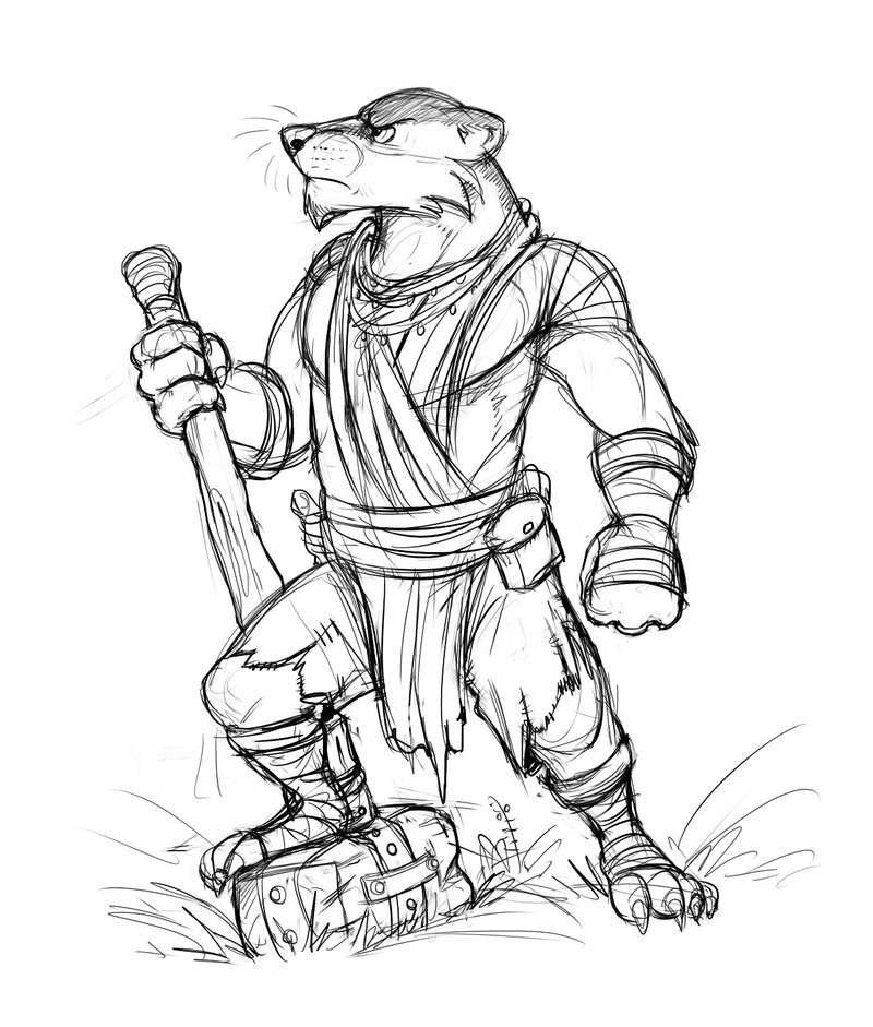 800x941 Badger Warrior By Temiree