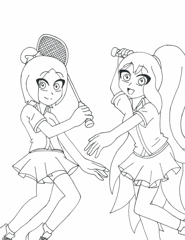 785x1017 Let's Play Badminton By Redfire199 S