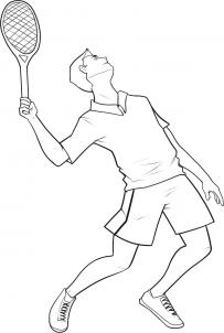 203x302 How To Draw A Tennis Player Things I Want Tennis