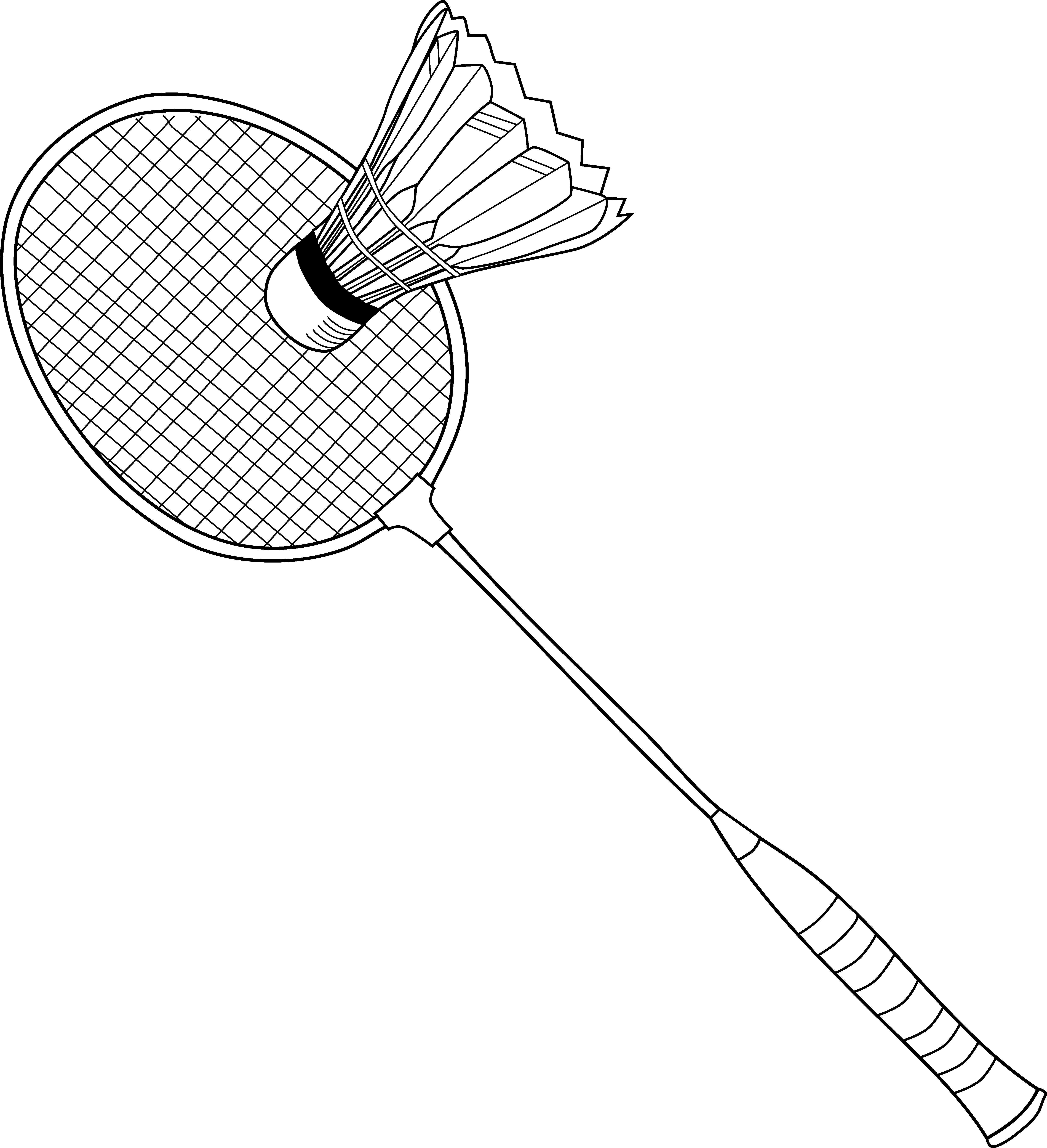 Badminton Drawing