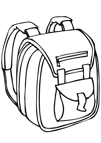 339x480 School Bag Coloring Page Free Printable Coloring Pages