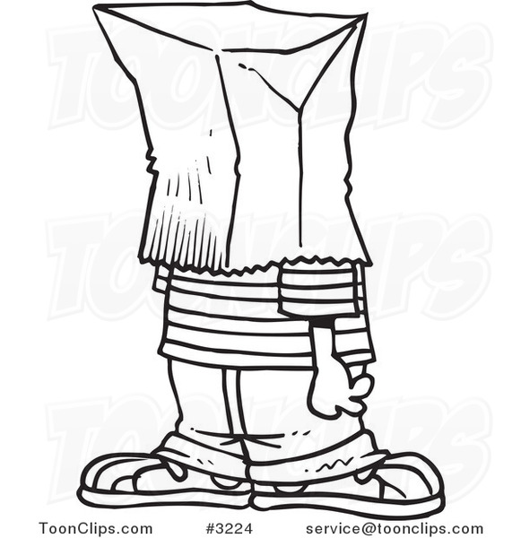581x600 Cartoon Blacknd White Line Drawing Ofn Embarrassed Boy