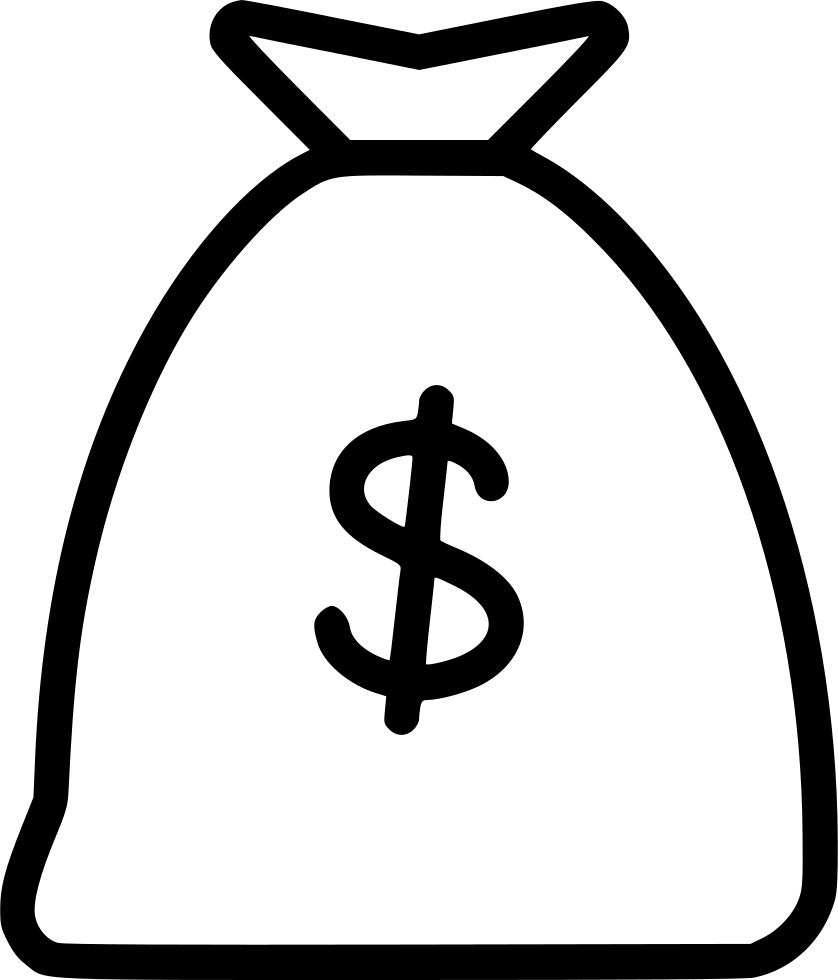 838x980 Money Bag Svg Png Icon Free Download ( 457927)