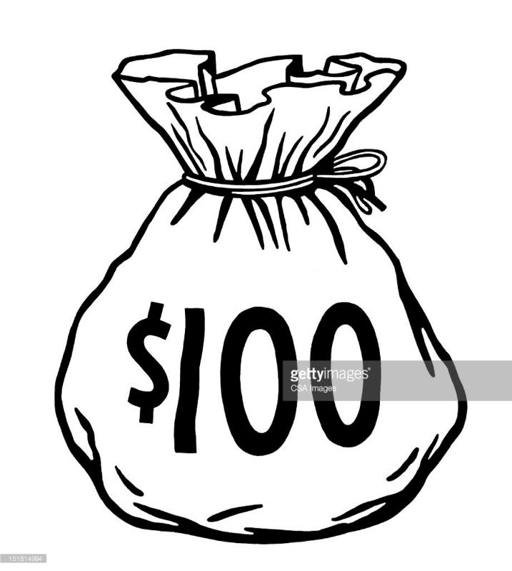 717x800 Bag Of Money Clipart