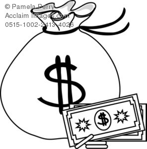 296x300 Bag Of Money Clipart Panda
