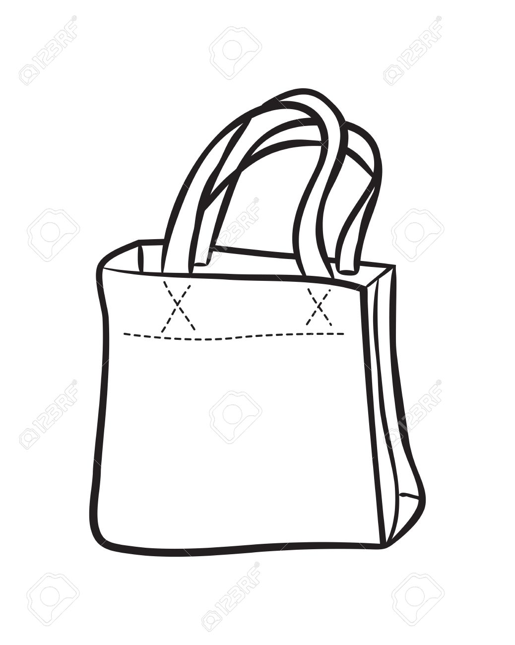 1038x1300 Shopping Bag Doodle Royalty Free Cliparts, Vectors, And Stock