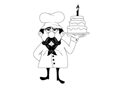 400x300 Baker Man Vector Wip By Amy Lyons