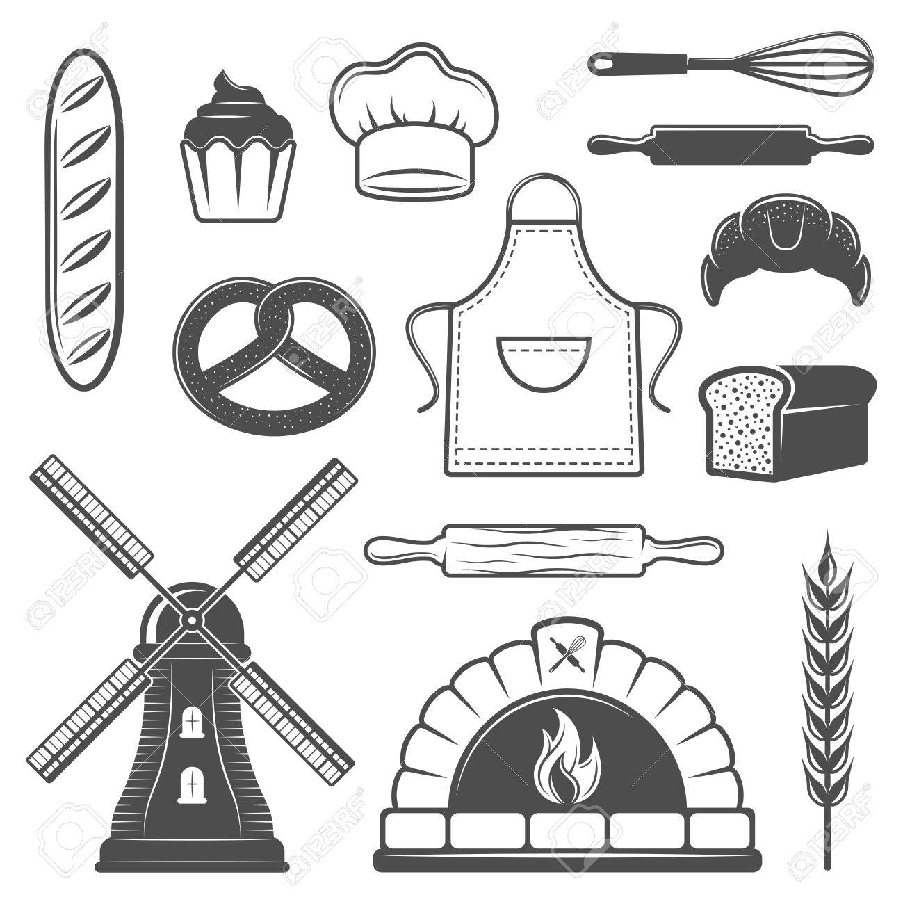 Baking Tools Drawing at GetDrawings | Free download