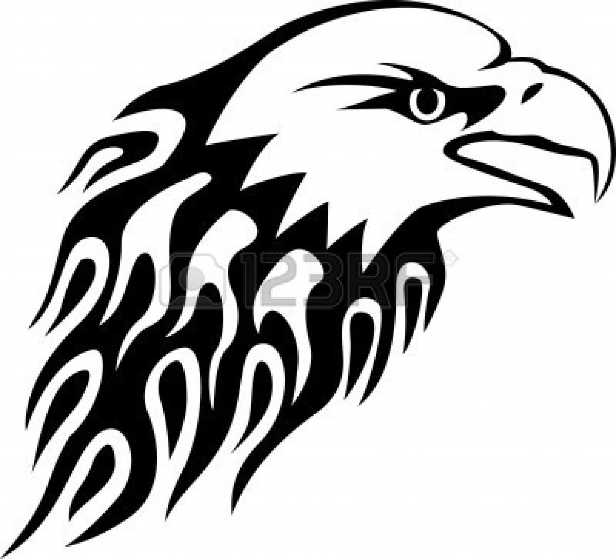 1200x1089 Black Eagle Clipart Cartoon