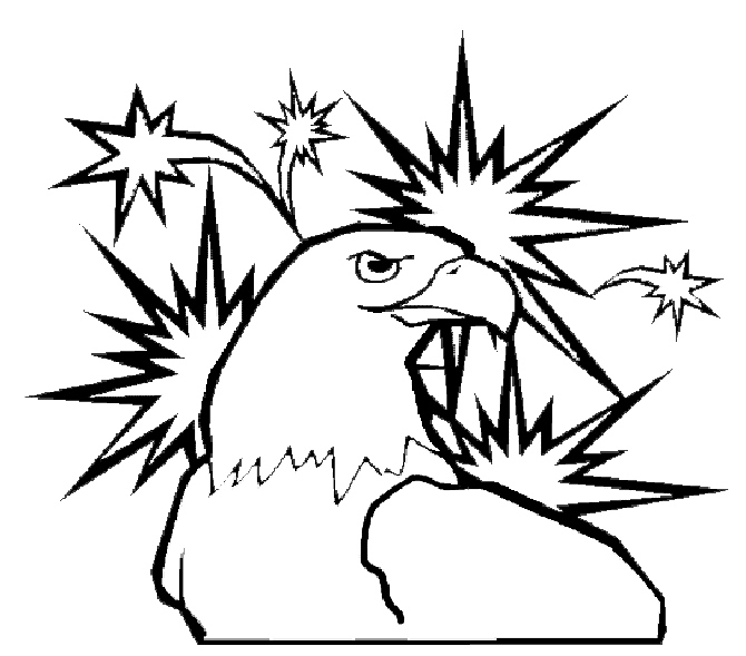 670x589 Bald Eagle Coloring Pages For Kids