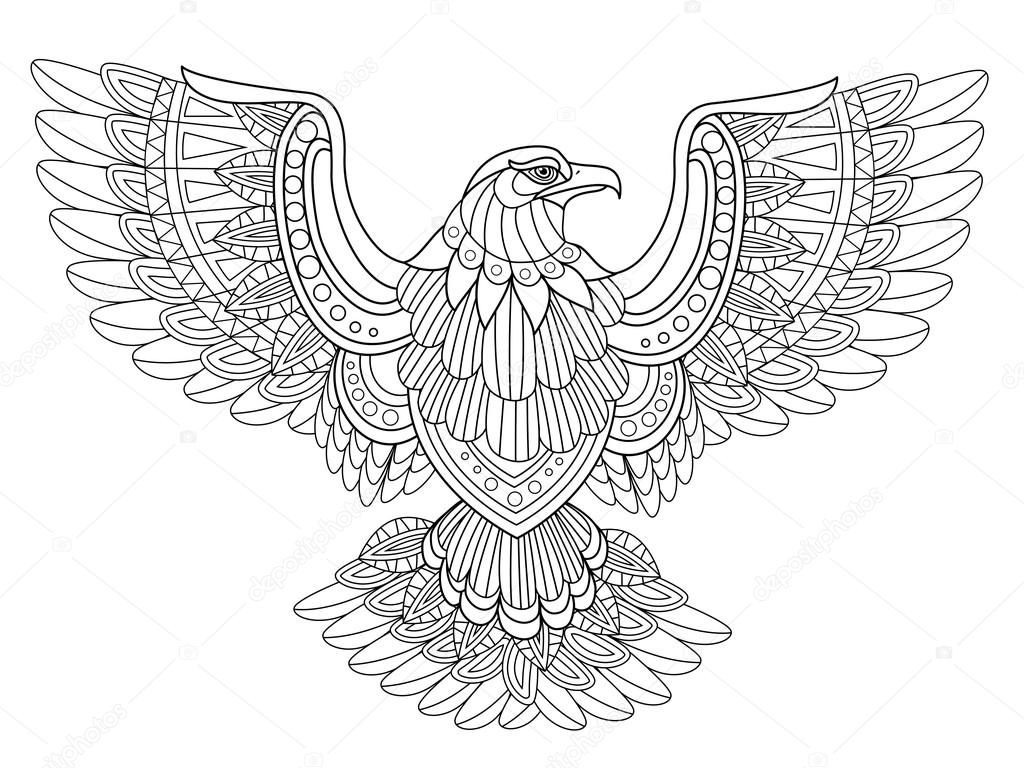 1024x768 Flying Eagle Stock Vector Kchungtw