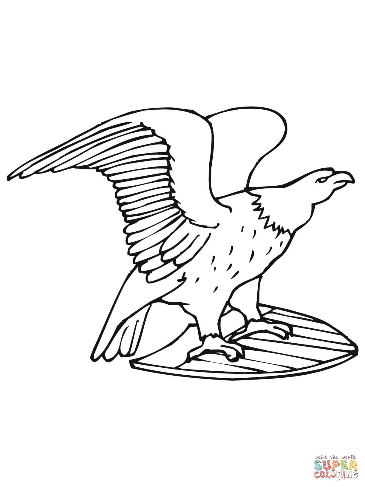 1200x1600 Bald Eagle Line Drawing Us Bald Eagle Coloring Page Free