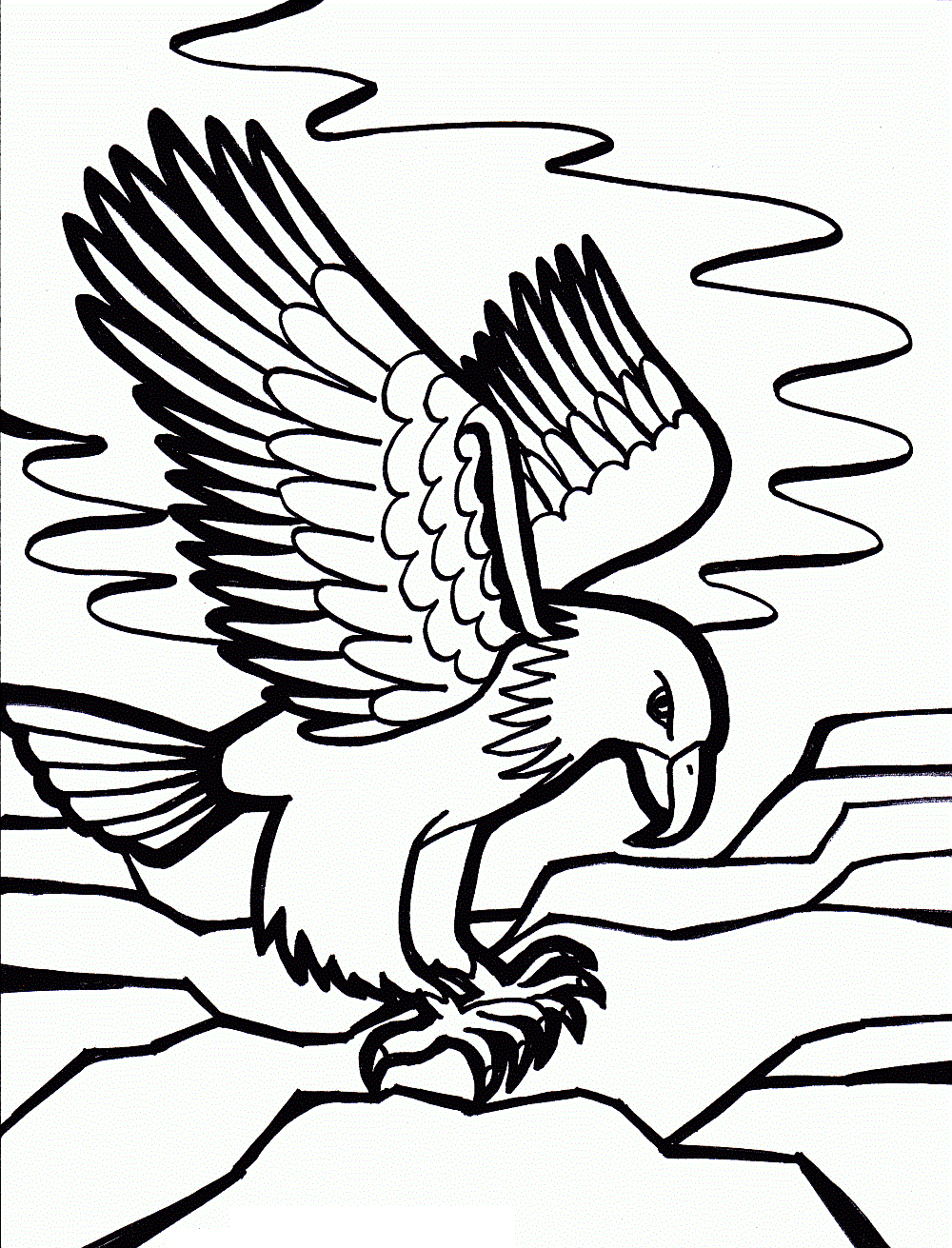 1000x1311 Free Printable Bald Eagle Coloring Pages For Kids