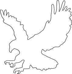 236x245 Eagle Pattern. Use The Printable Outline For Crafts, Creating