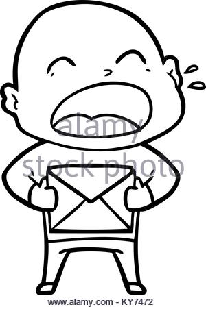 300x451 Cartoon Shouting Bald Man Stock Vector Art Amp Illustration, Vector