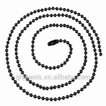 360x360 Black Ball Chain Sexy Jewelry Necklace Chain For Women Wholesale