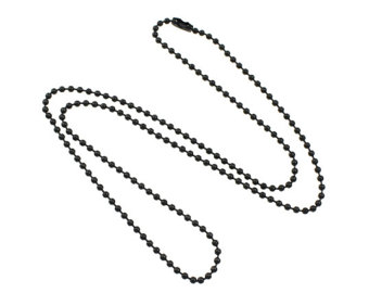 340x270 Black Ball Chain Etsy