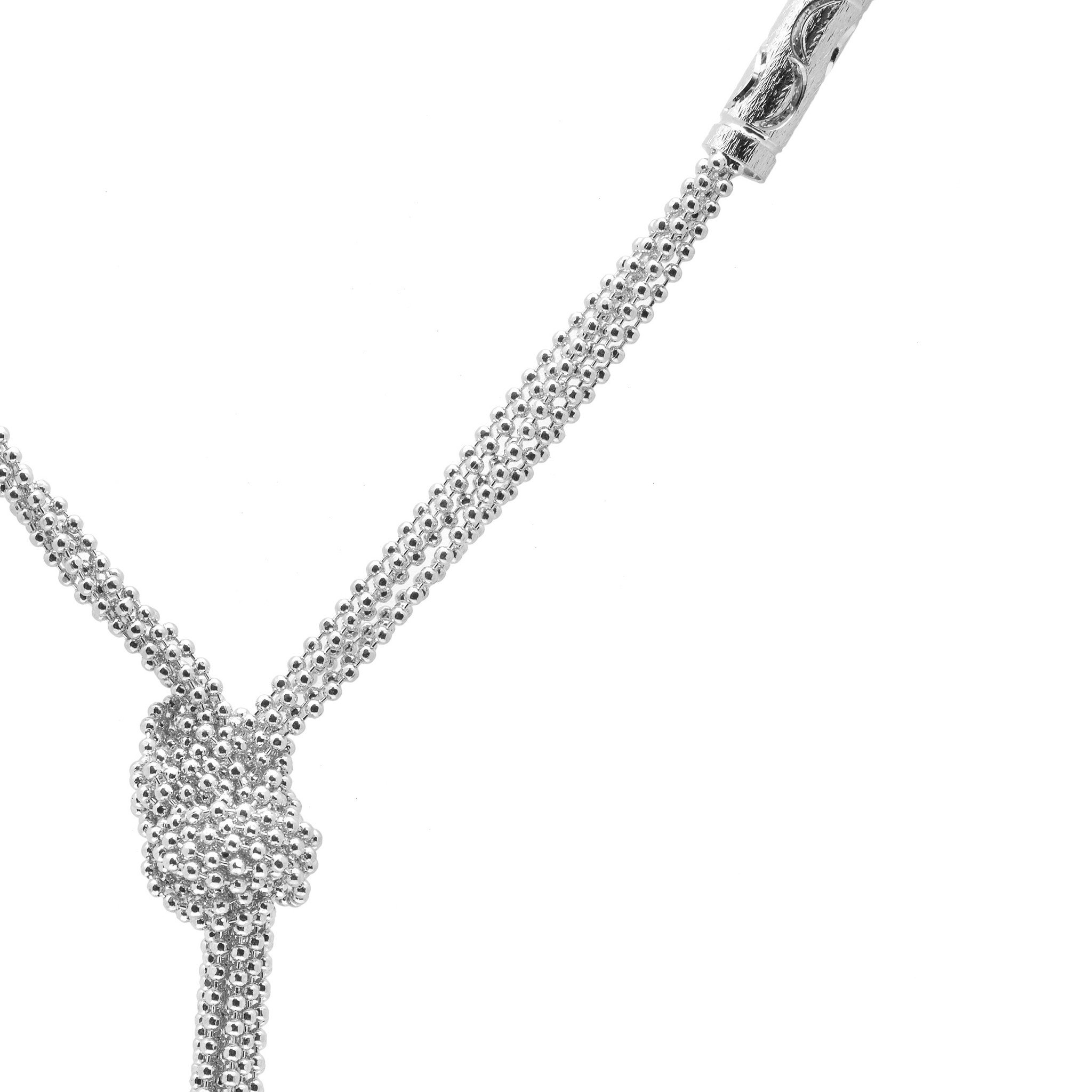 2048x2048 Snake And Ball Chain Tassel Statement Y Necklace