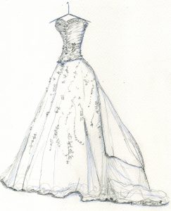 243x300 Ideas Collection How To Draw A Wedding Dress In How To Draw A Ball