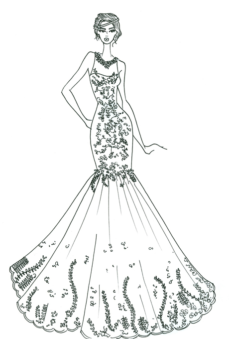 460x680 Pin By Vu Trang On Fashion Sketches Fashion Sketches