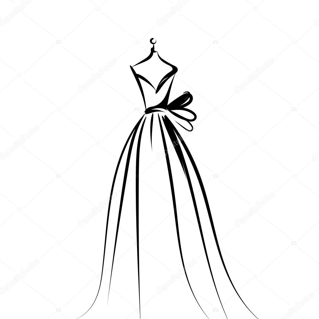 Ball Gown Drawing at GetDrawings | Free download