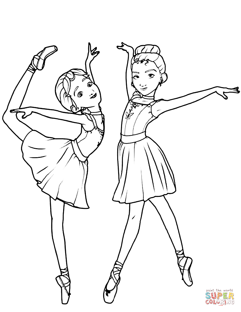 802x1038 Leap! (Ballerina) Coloring Pages Free Coloring Pages