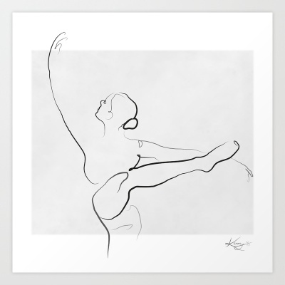 400x400 Dancer Line Drawing Linedraw Dancers