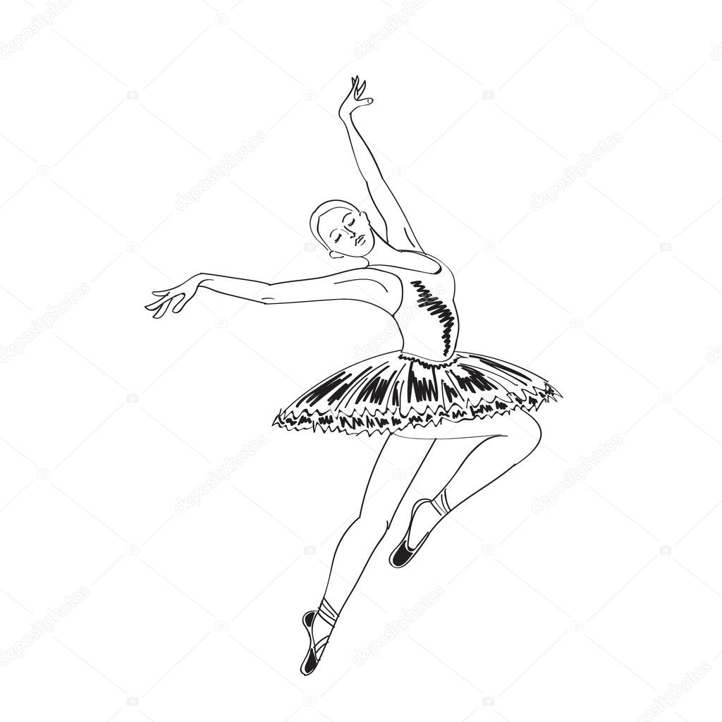 Ballerina Drawing at GetDrawings | Free download