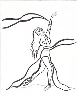 246x300 Ballerina Girl Drawings