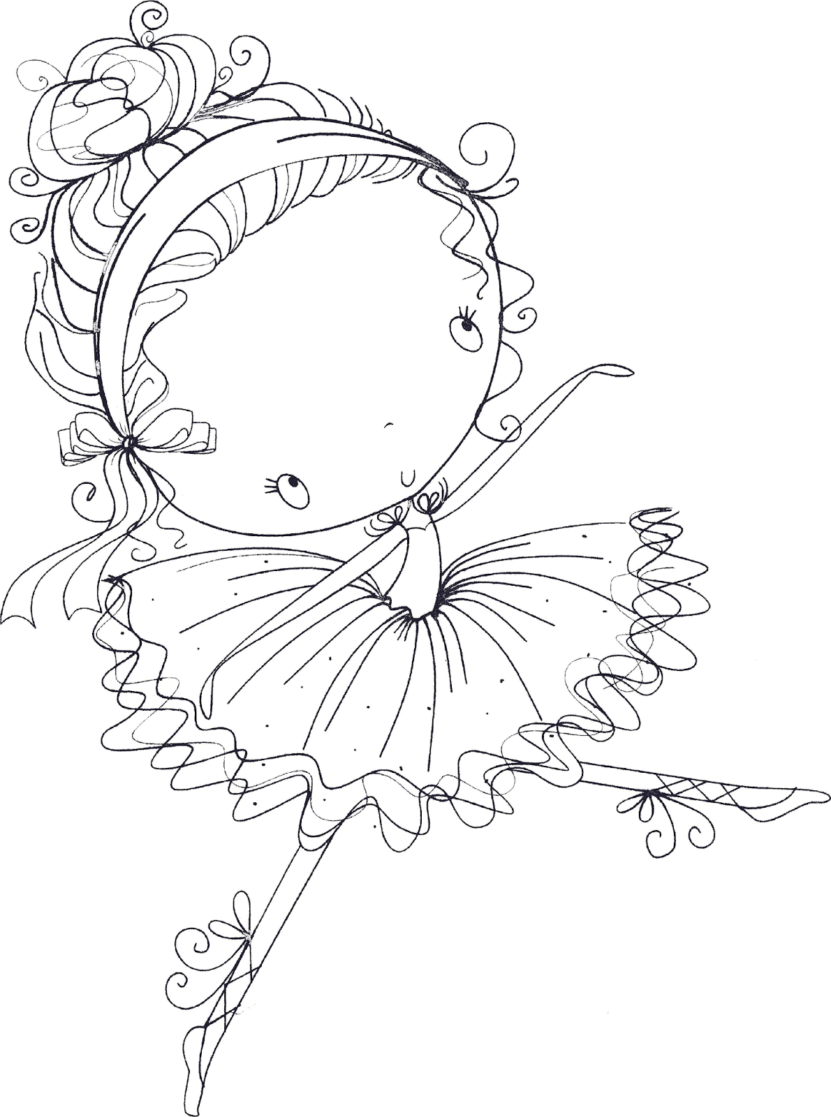 1190x1600 Little Ballerina Embroidery {Patterns} Ballerina
