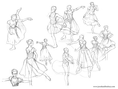 Ballerina Poses Drawing at GetDrawings | Free download