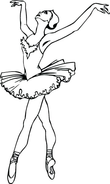 360x602 Coloring Pages Ballerina Coloring Pages For Dance Google Search