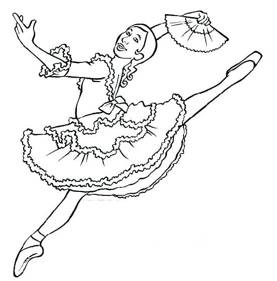 551x558 Coloring Pages Ballerina Elegant Ballerina Coloring Page For Your